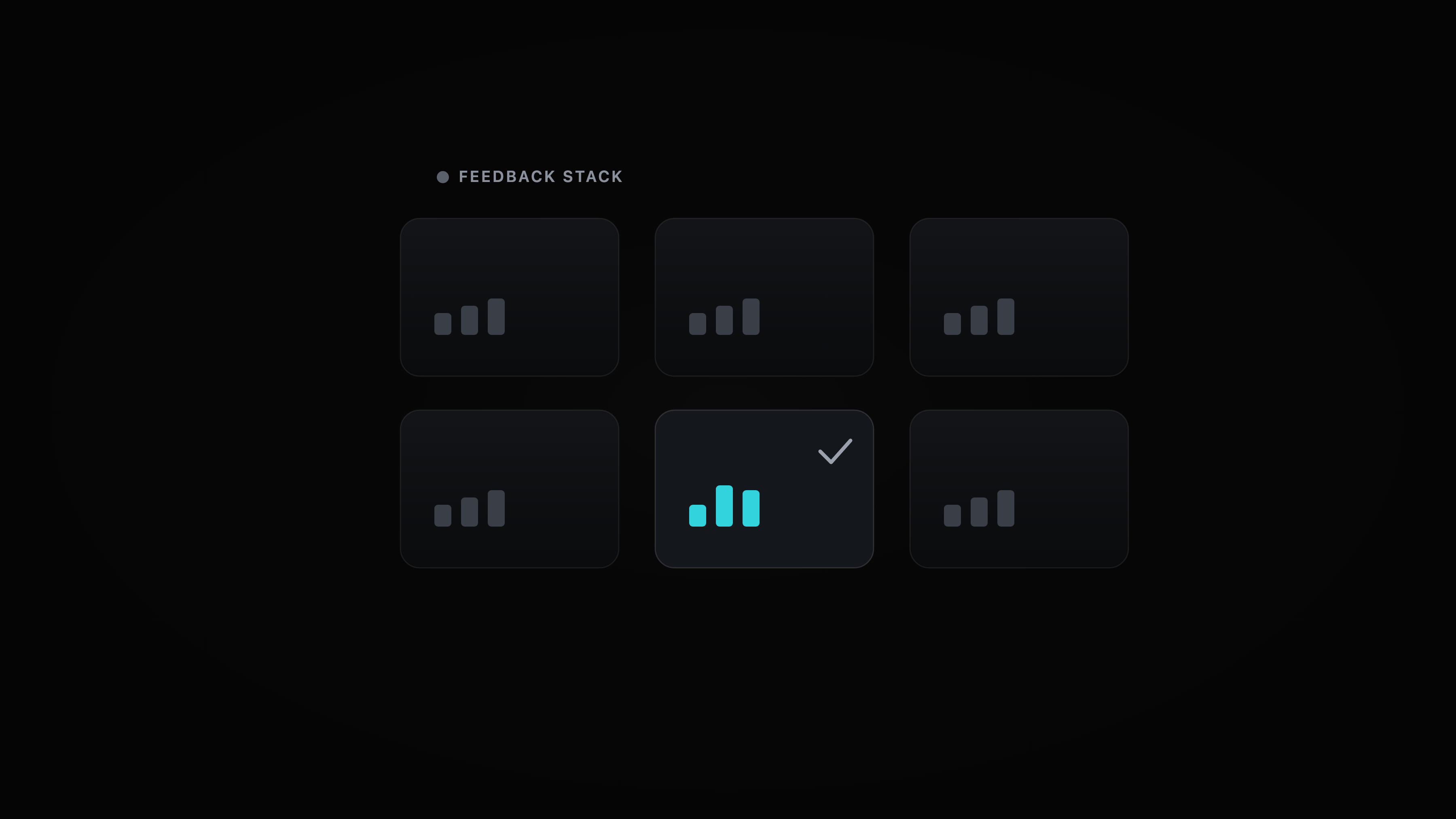 A shortlist of customer feedback tools with one option highlighted